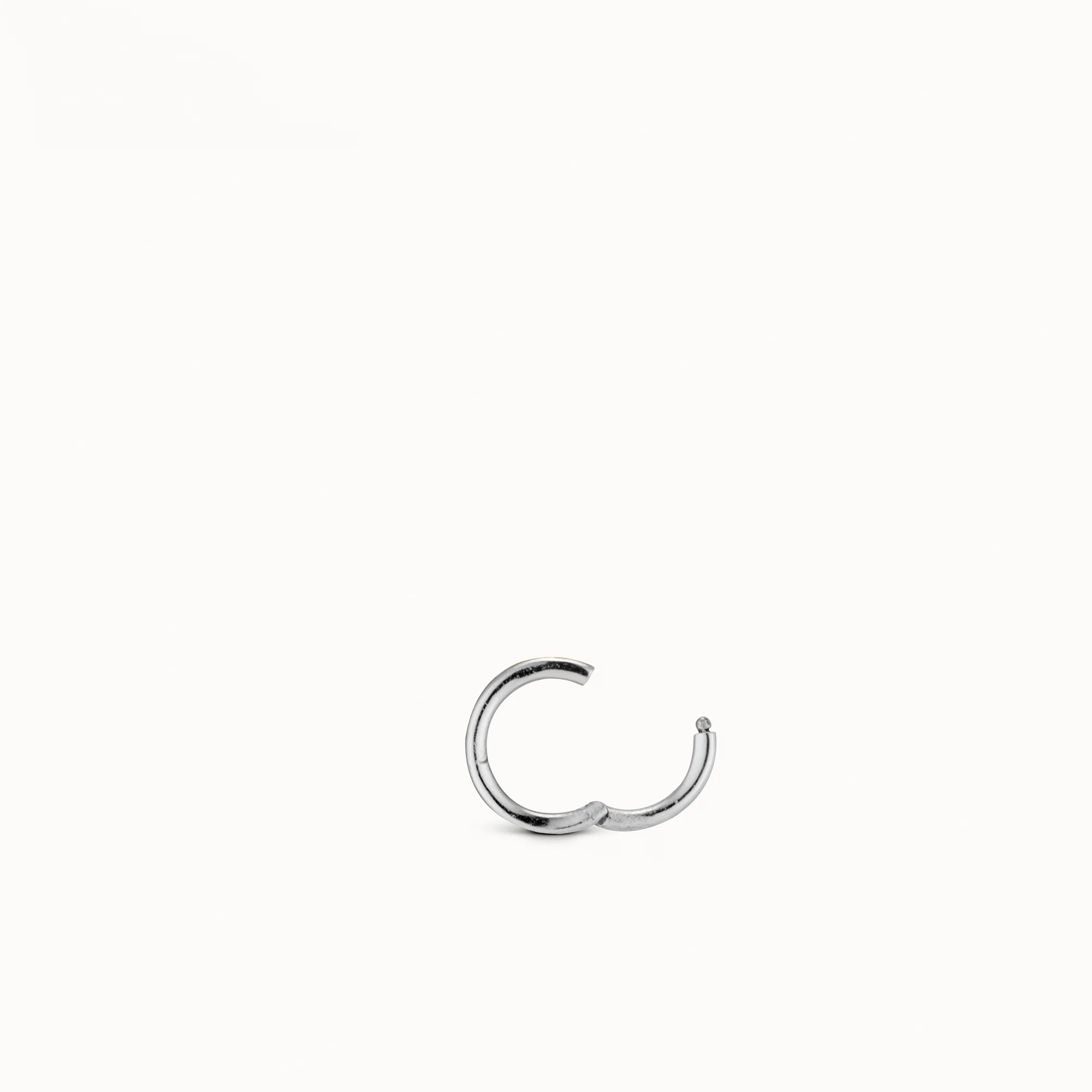 14k Endless Hoop 10mm - Image 6