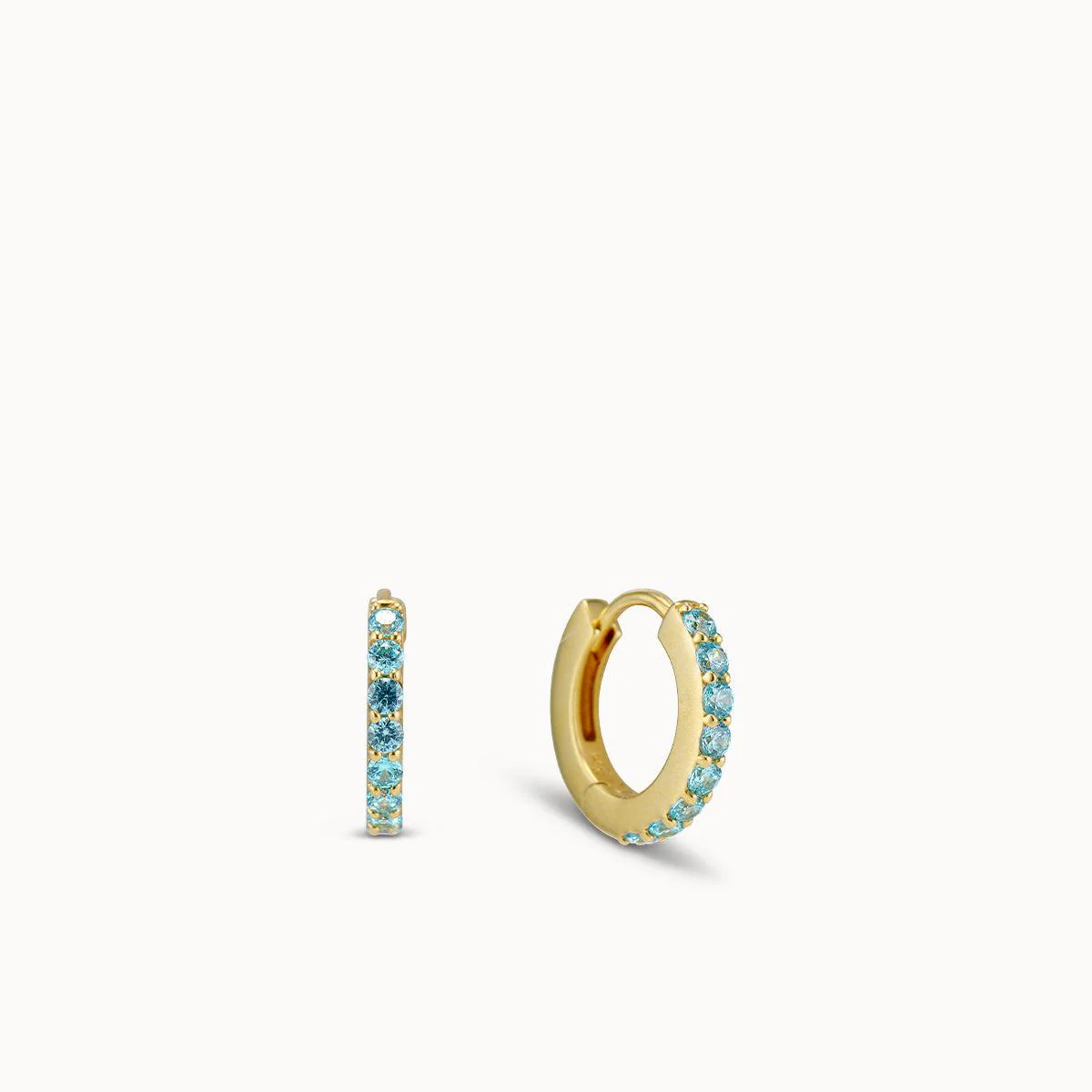 March Birthstone Hoops