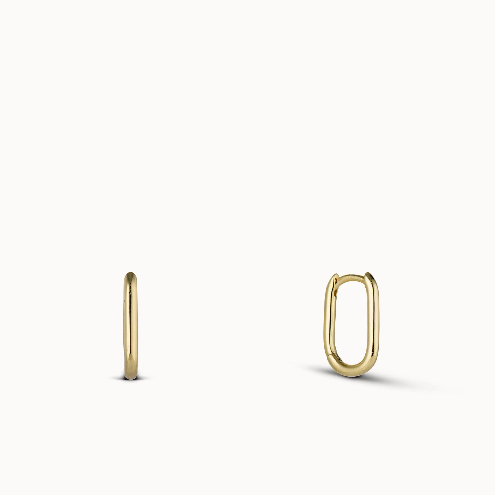 Charmed Oval Hoops