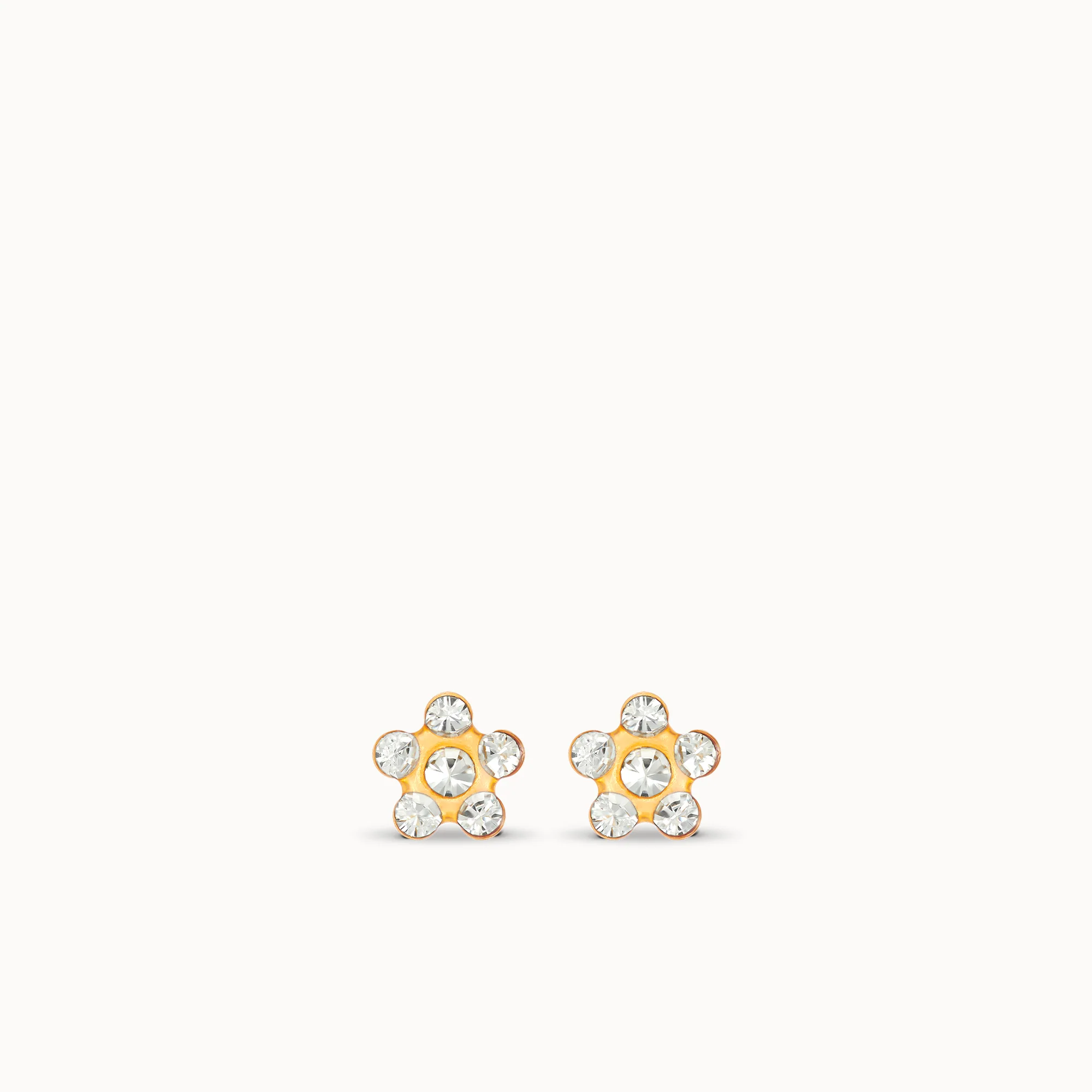 Crystal Flower Studs - Image 4
