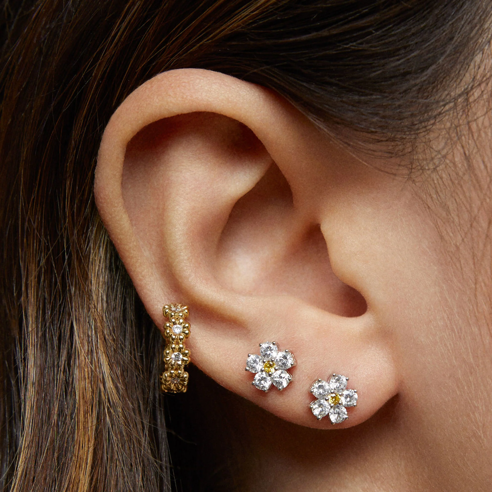 Daisy CZ Studs - Image 3