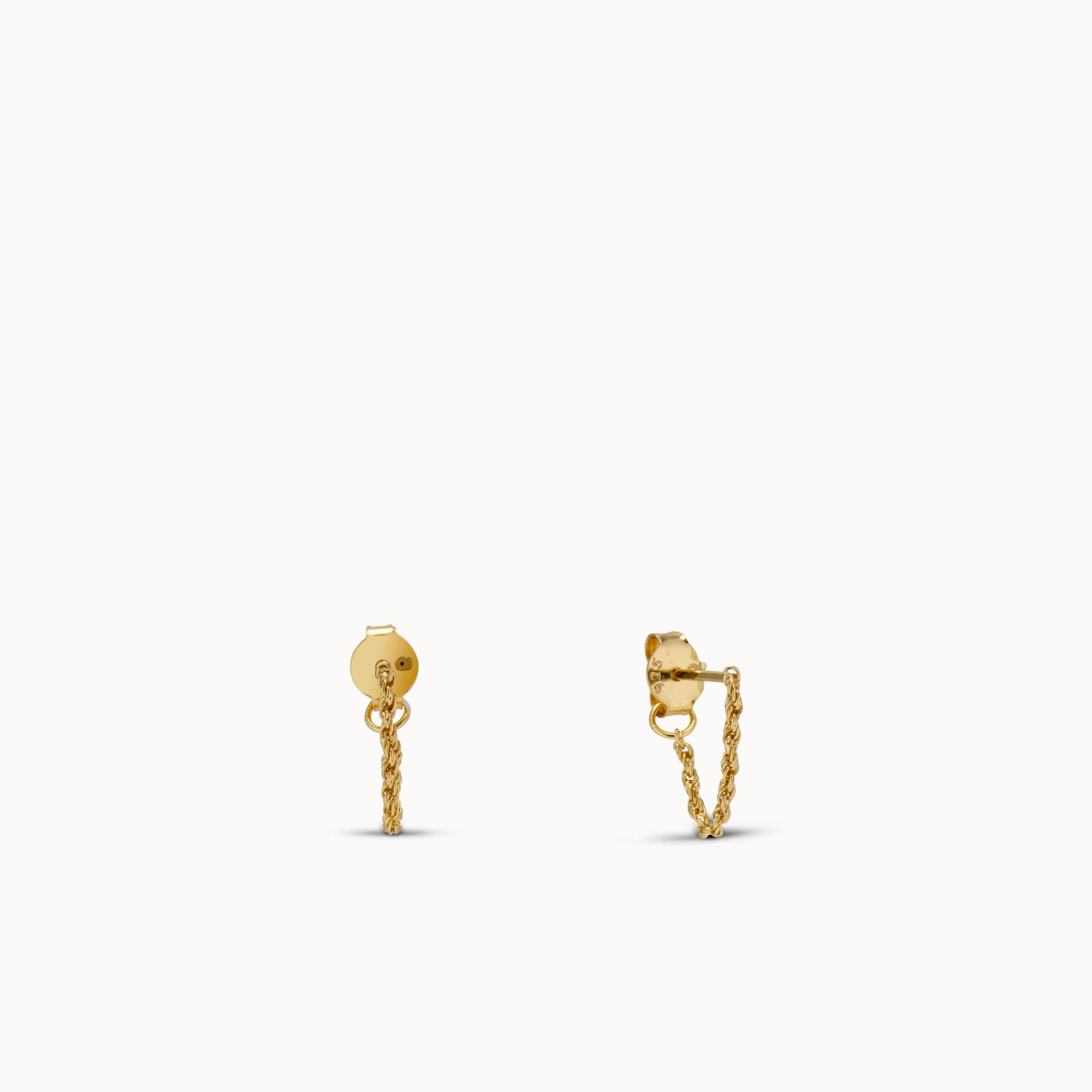Fine Chain Hoops