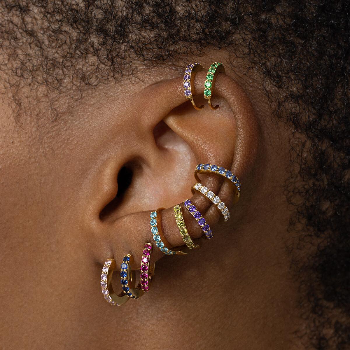 January Birthstone Hoops - Image 4