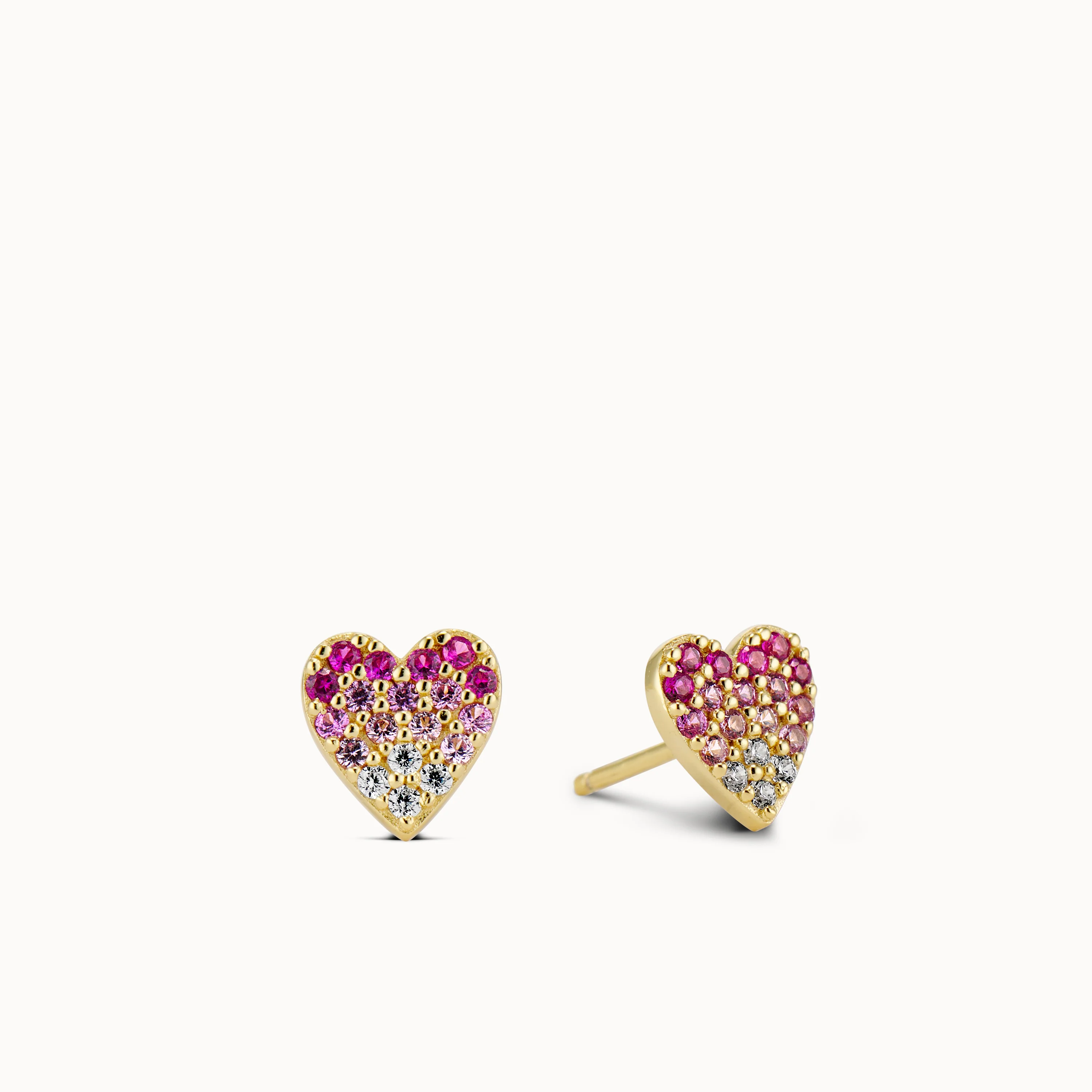 Heart Pavé Stud - Image 2