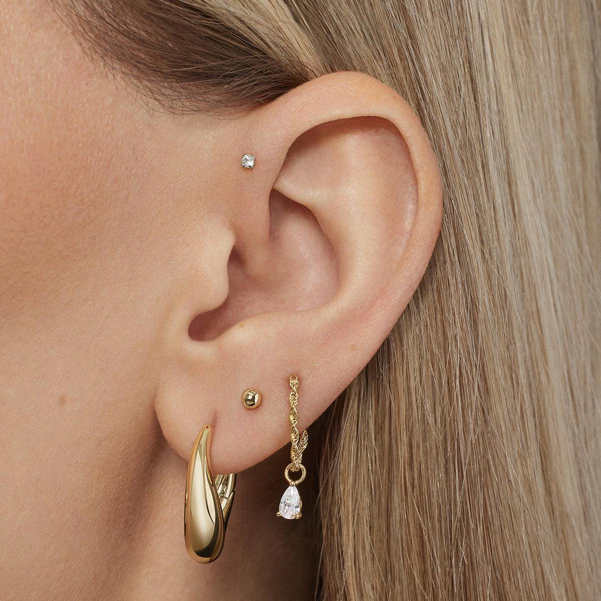 Pear CZ Charms - Image 2