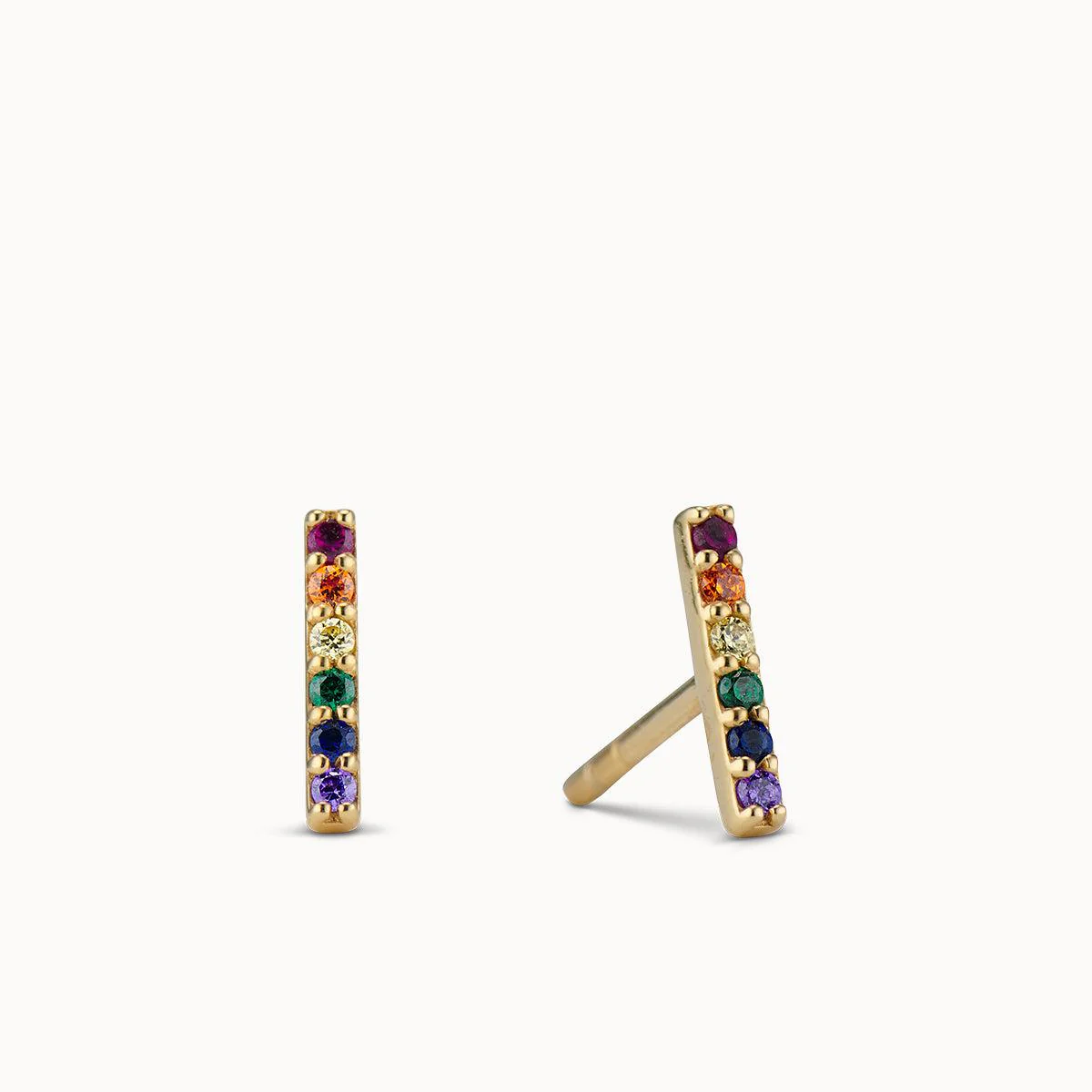 Rainbow Bar Studs