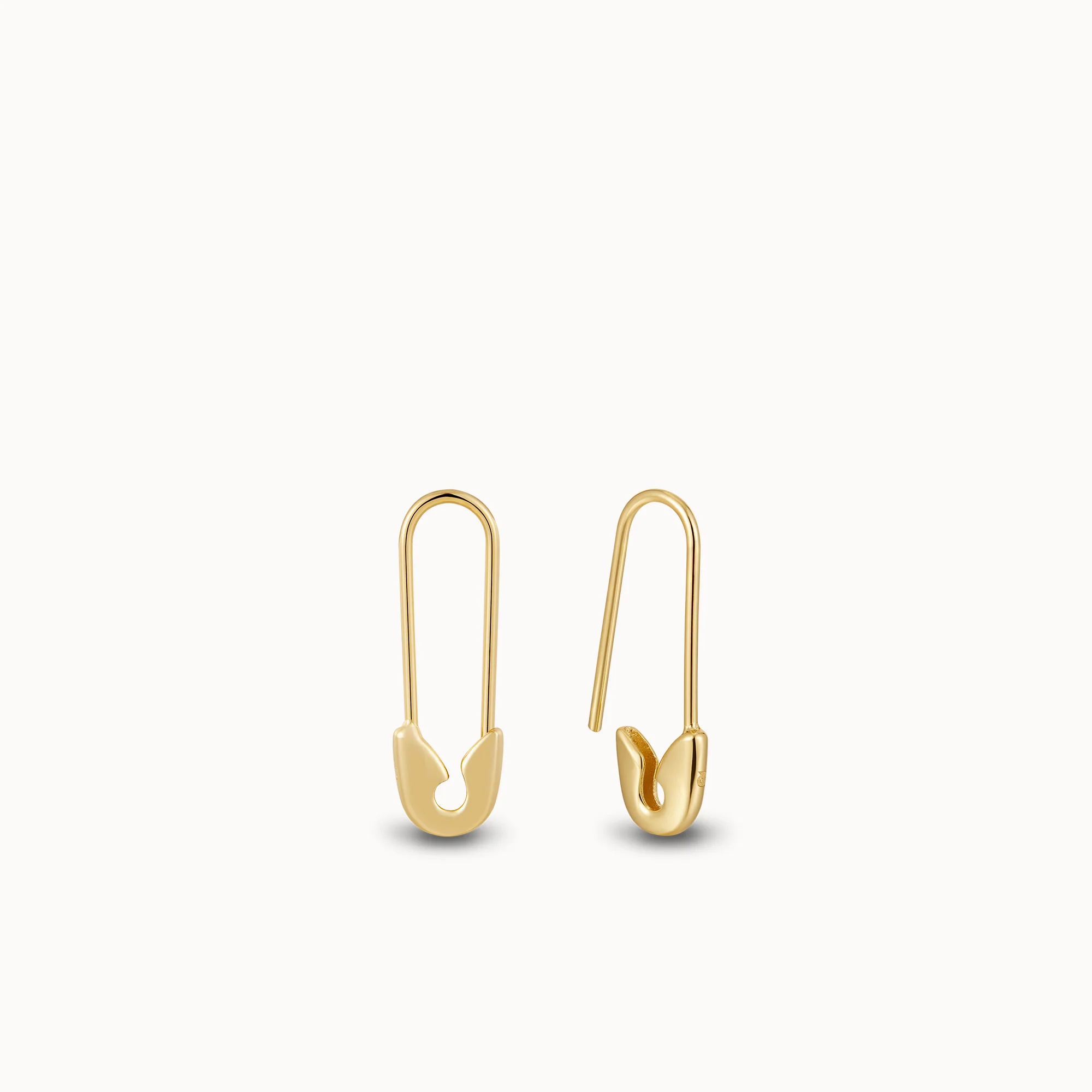 Safety Pin Hoops