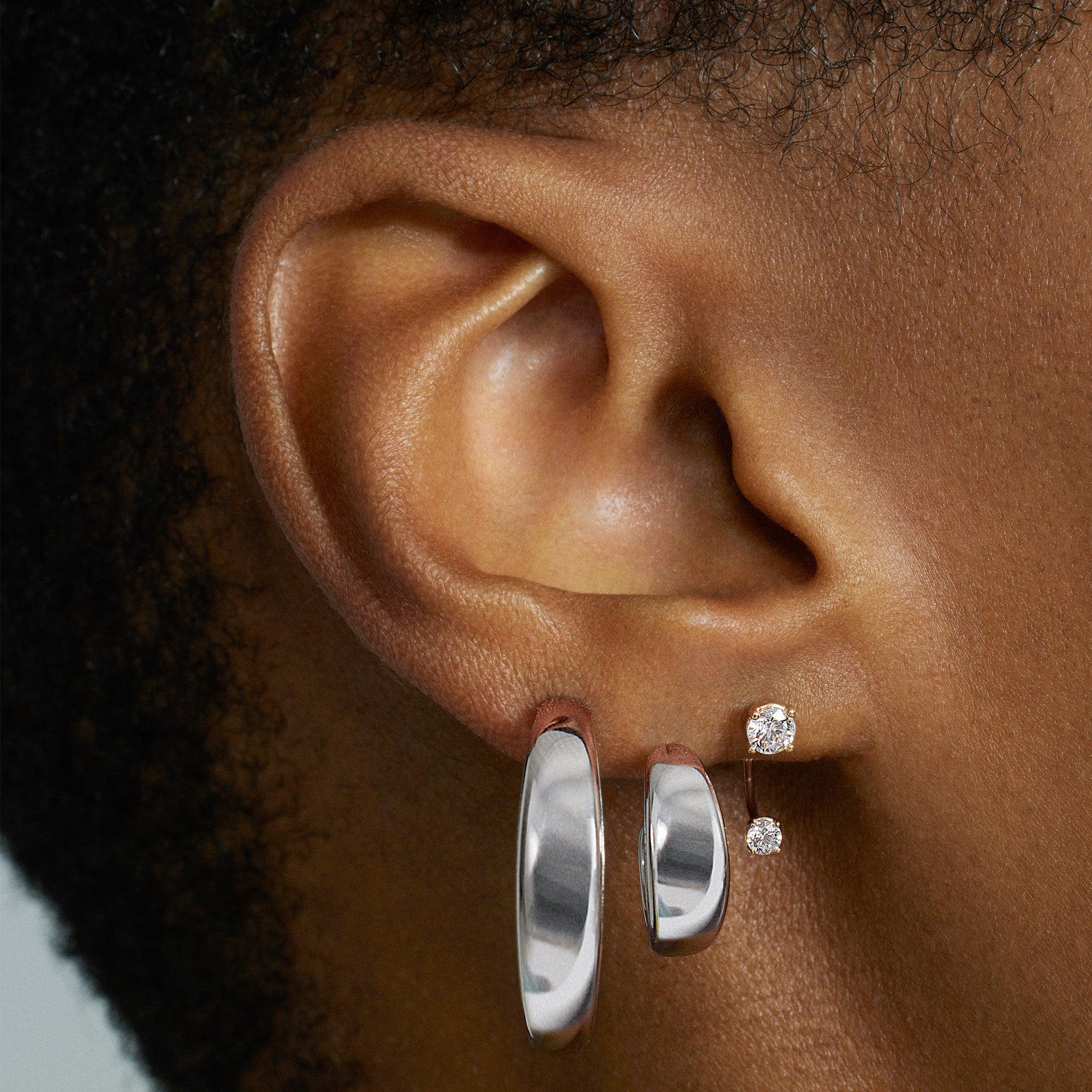 Wide Hoops 25mm - Image 4